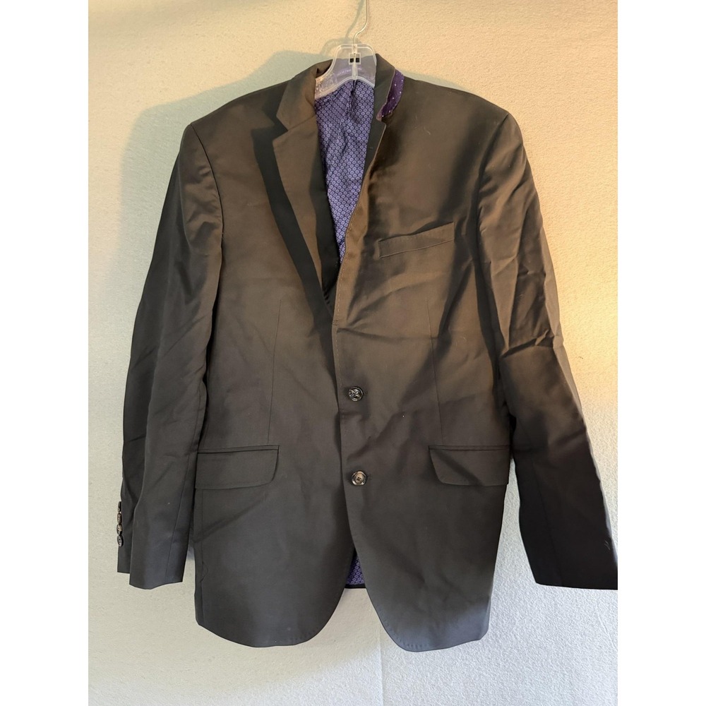 Ted Baker Suit Jacket Mens 40R Black Wool Endurance Jones CT Canada Union Made